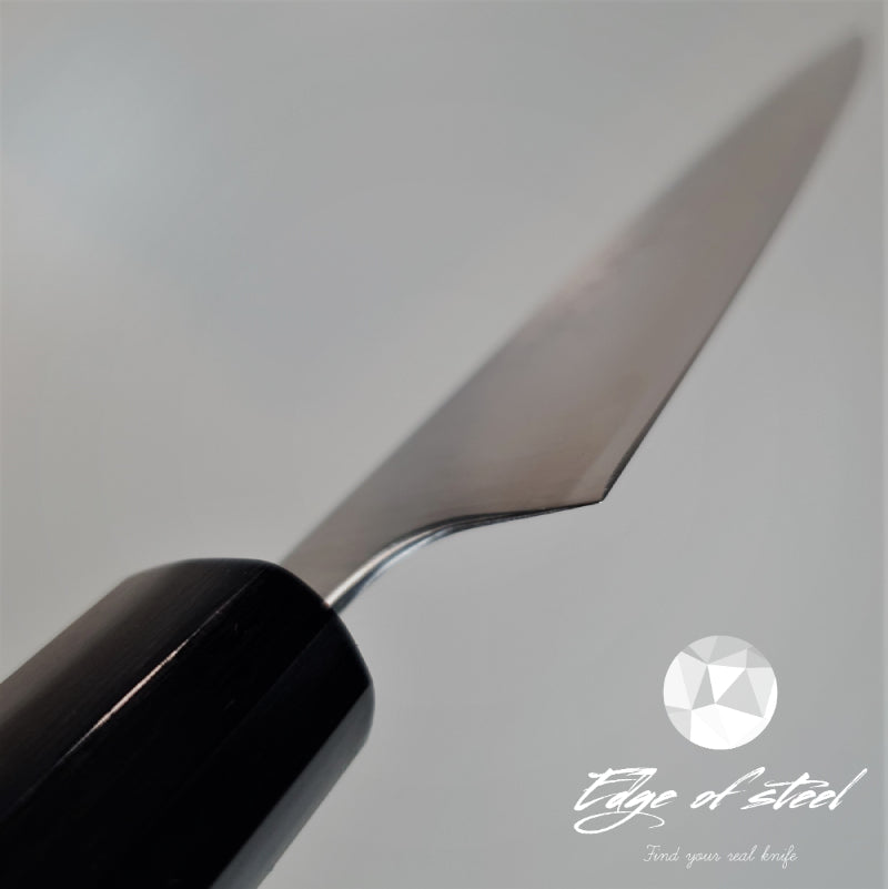 Yoshihiro, Silver steel, Ginsan, Petty knife, 135mm, kitchen knives, Brisbane, kitchen knives Australia, walnut handle