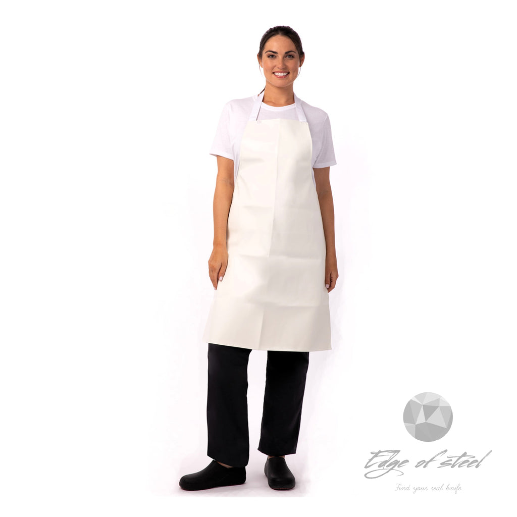 Chefworks Black Short PVC Bib Apron