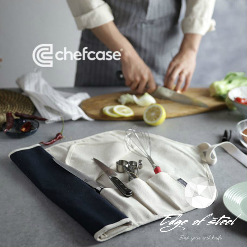 chefcase, kniferoll, knifebag, edgeofsteel, canvas