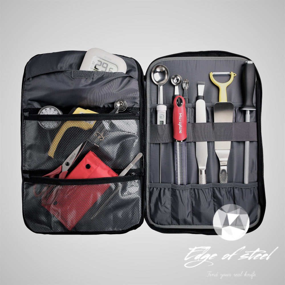 chefcase, chef backpack, backpack, knife bag, knife roll, edgeofsteel, kitchen knives for chefs, Australia, Brisbane