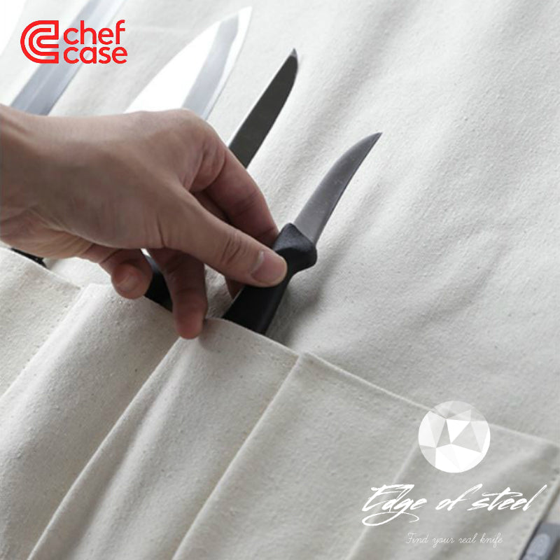 chefcase, kniferoll, knifebag, edgeofsteel, canvas