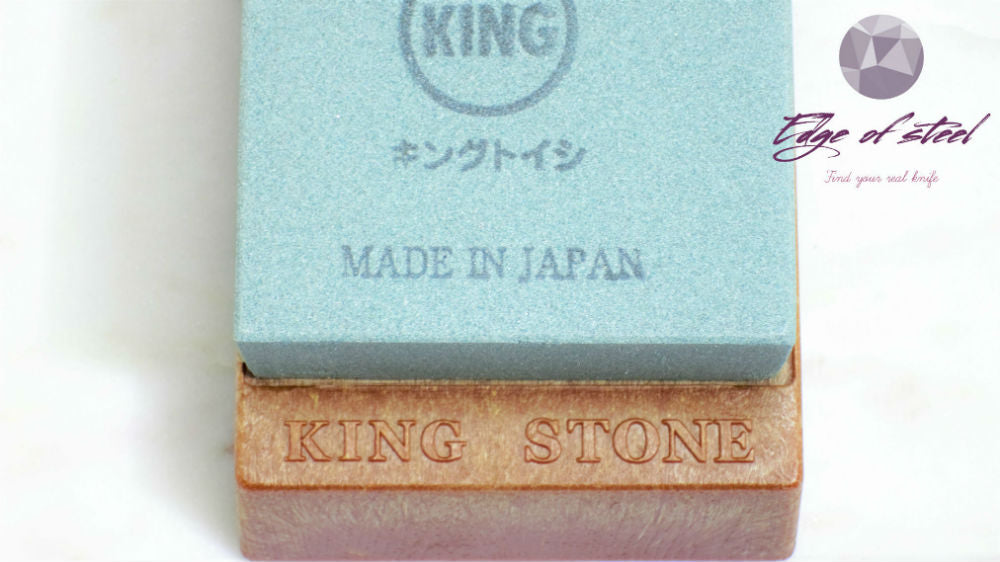 King Deluxe Sharpening Stone 220 Coarse grain EDGE OF STEEL