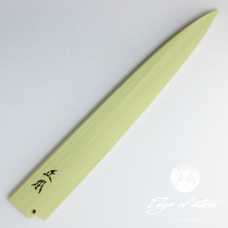 Masamoto, saya, blade protector, Japanese knives, knife cover, kitchen knives brisbane, kitchen knives australia