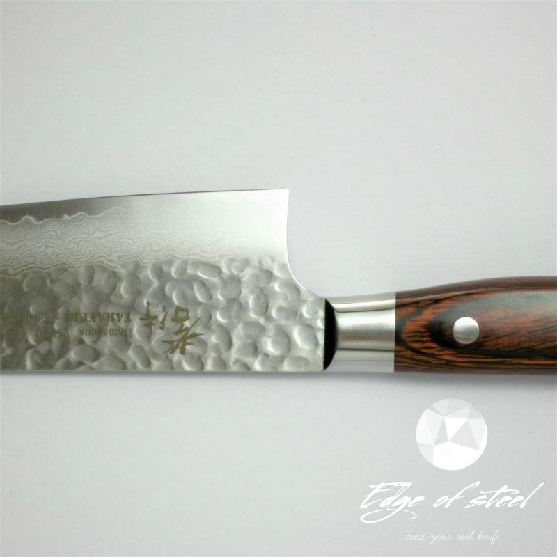 Sakai Takayuki, Damascus, Layered steel, hammered, Santoku, Japanese knife, 180mm, kitchen knives brisbane, kitchen knives australia