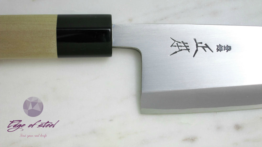 Masamoto, Kasumi, white paper steel, Deba, butcher knife, Japanese knives, 180mm, kitchen knives brisbane, kitchen knives australia
